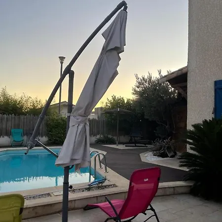 Villa Paradis Piscine Privee Sans Vis A Vis Et Plage Vendres Esterno foto